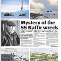 In the Herald - Mystery of the SS Kaffir wreck